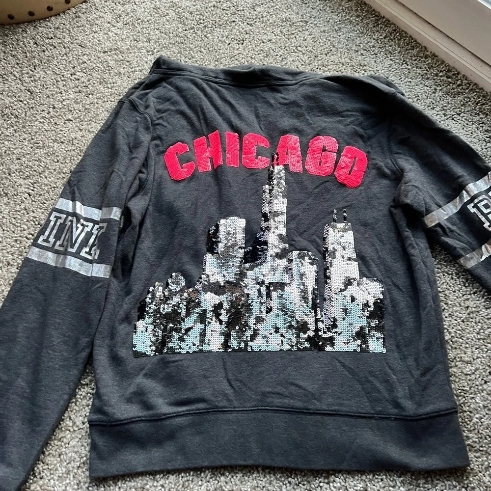 Victoria's Secret PINK Gray Hoodie - Picture 3 of 9